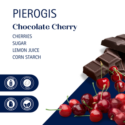 Chocolate Cherry Pierogies (Gluten Free & Vegan)