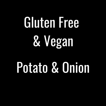 Potato & Onion Pierogies (Gluten Free & Vegan)