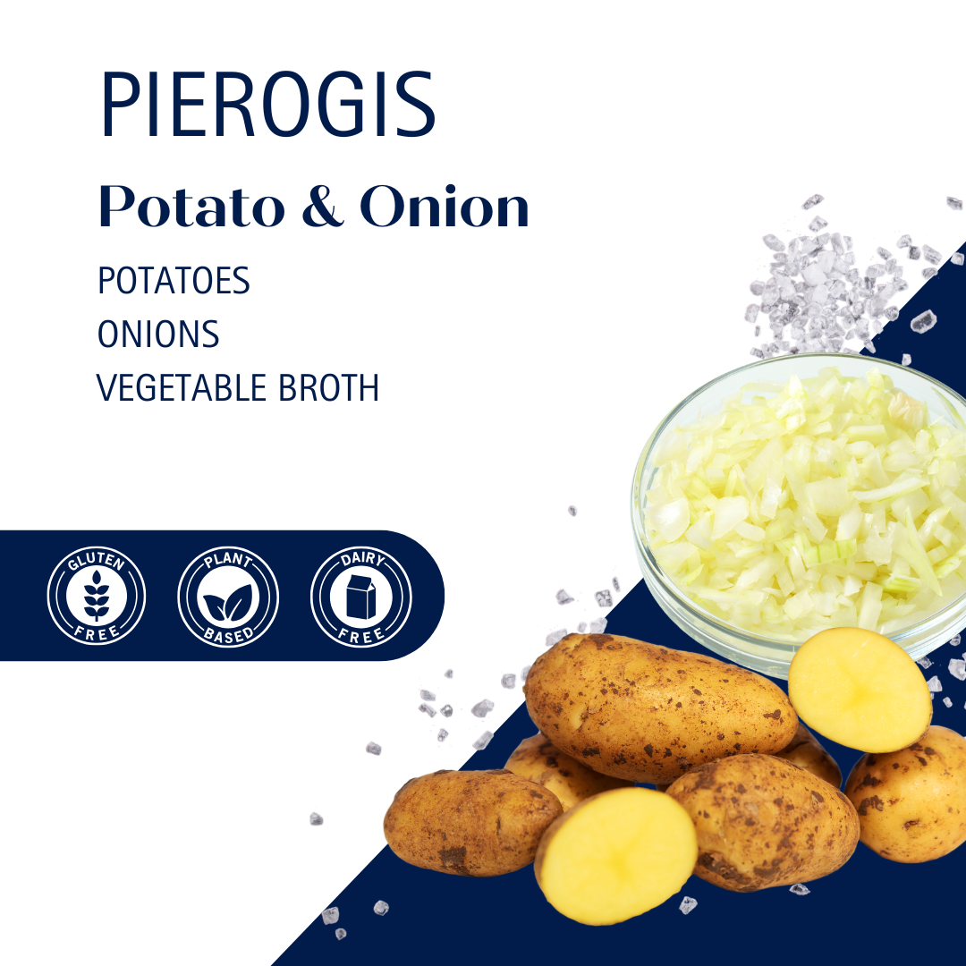 Potato & Onion Pierogies (Gluten Free & Vegan)