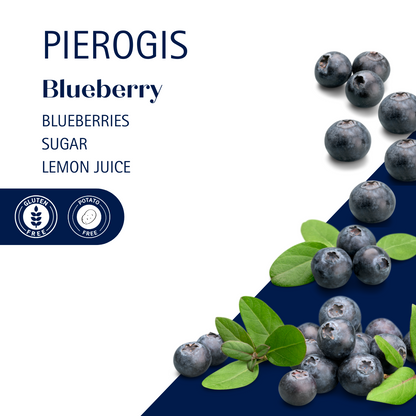 Blueberry Pierogies (Standard Gluten Free)