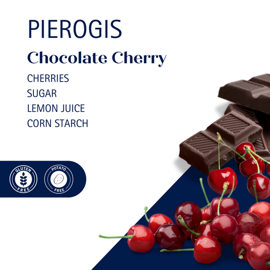 Chocolate Cherry Pierogies (Standard Gluten Free)