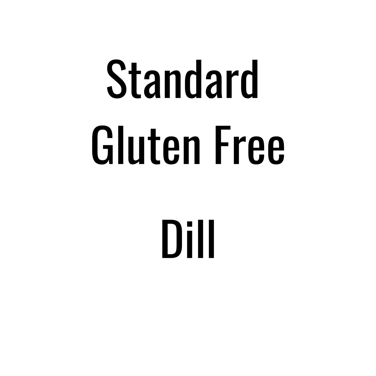 Potato & Dill Pierogies (Standard Gluten Free)