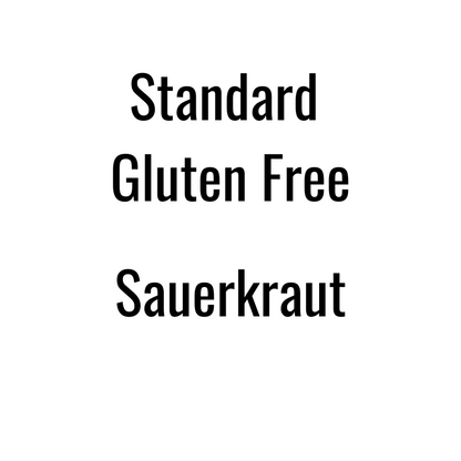 Potato & Sauerkraut Pierogies (Standard Gluten Free)