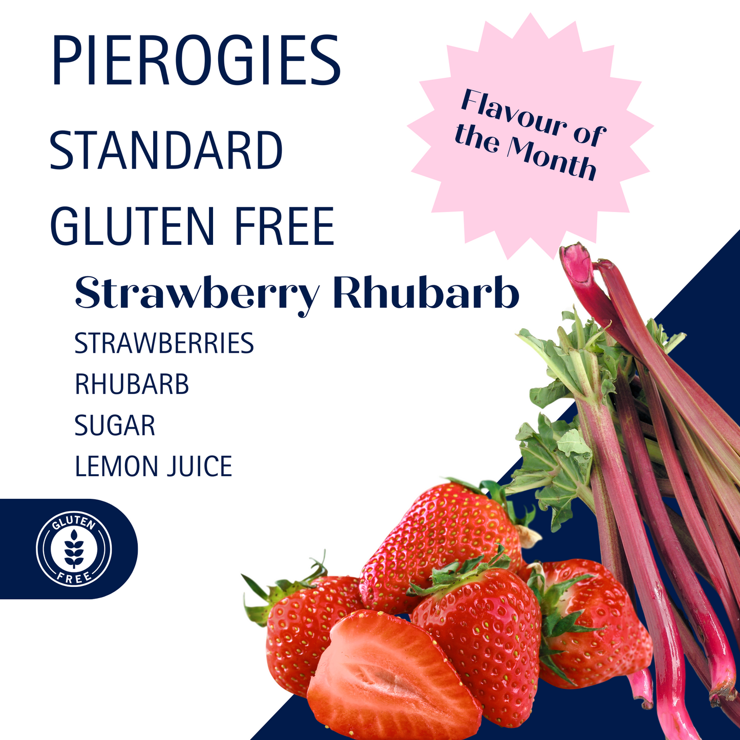 Strawberry Rhubarb Pierogies (Standard Gluten Free)